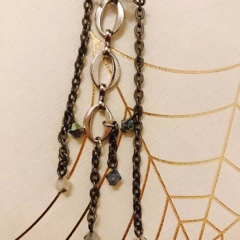 Authentic Swarovski Signed White Opal Chandelier … - image 3